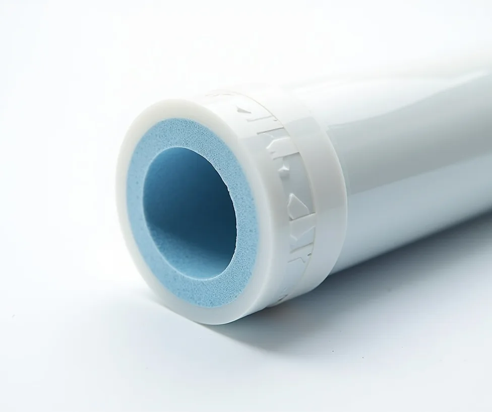 Cross-section view of cross-linked polyethylene glycol circulation pipe